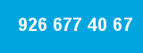 926 677 40 67